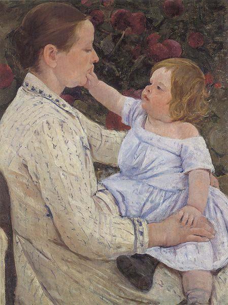 Mary Cassatt The Child's Caress Germany oil painting art
